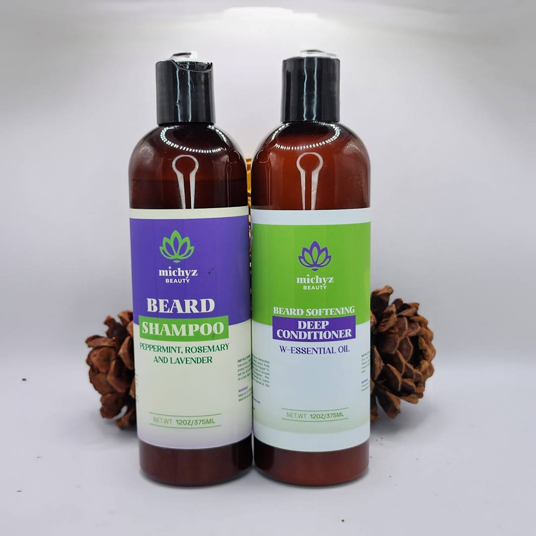 Beard Shampoo + Beard Softning Deep Conditioner Set